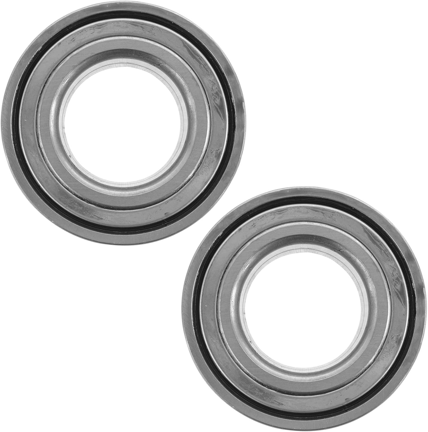 TRQ Front Wheel Bearing Set Compatible with 2001-2006 Hyundai Elantra 2003-2008 Tiburon 2004-2009 Kia Spectra 2005-2009 Spectra5