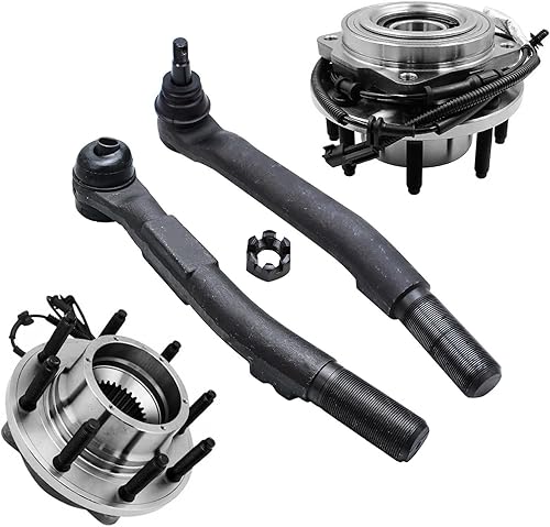 Miniatura 540 de Detroit Axle - Kit de cubos de rodamiento de rueda delantera de 6 piezas para Dodge Dart 2013-2016, Chrysler 200 2015-2017, 2 cojinetes de rueda
