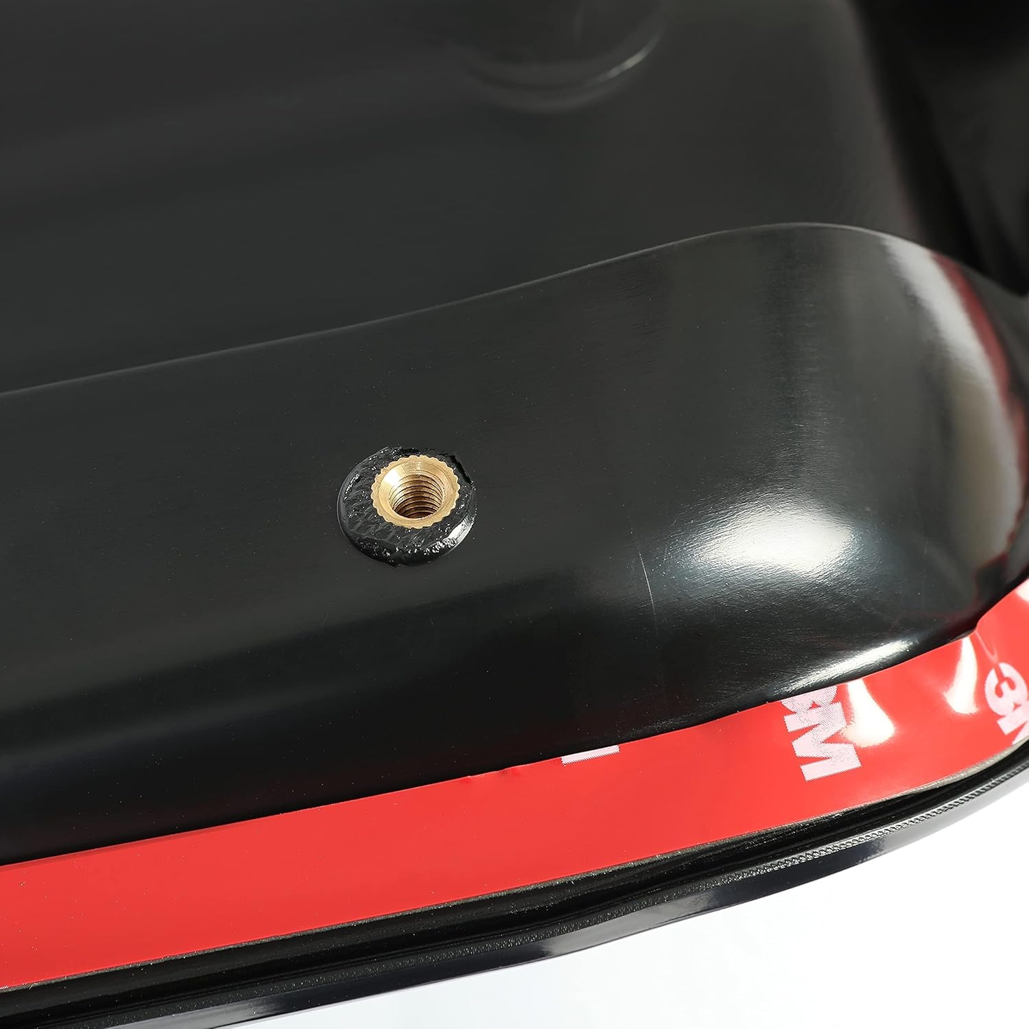 KUAFU Front Hood Scoop w/Mesh Grille Compatible with 2015-2021 Subaru WRX STI Replace for 90821VA001NN 90829VA010NN Hood Bonnet Unpainted - Black