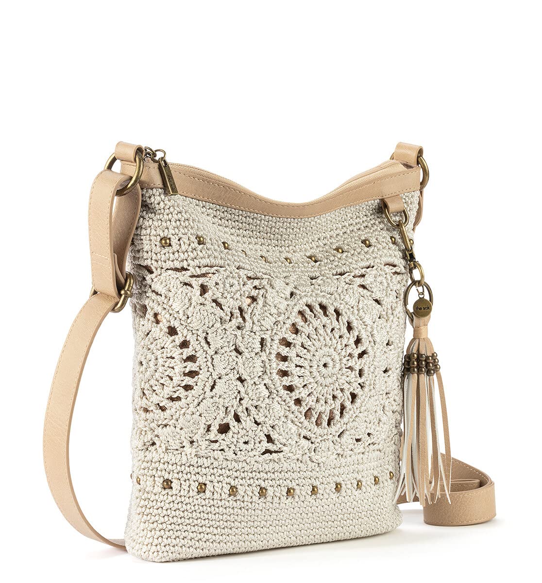 The Sak Crochet Crossbody, Lucia-Bandolera de Ganchillo Mujeres, Parent, One Size