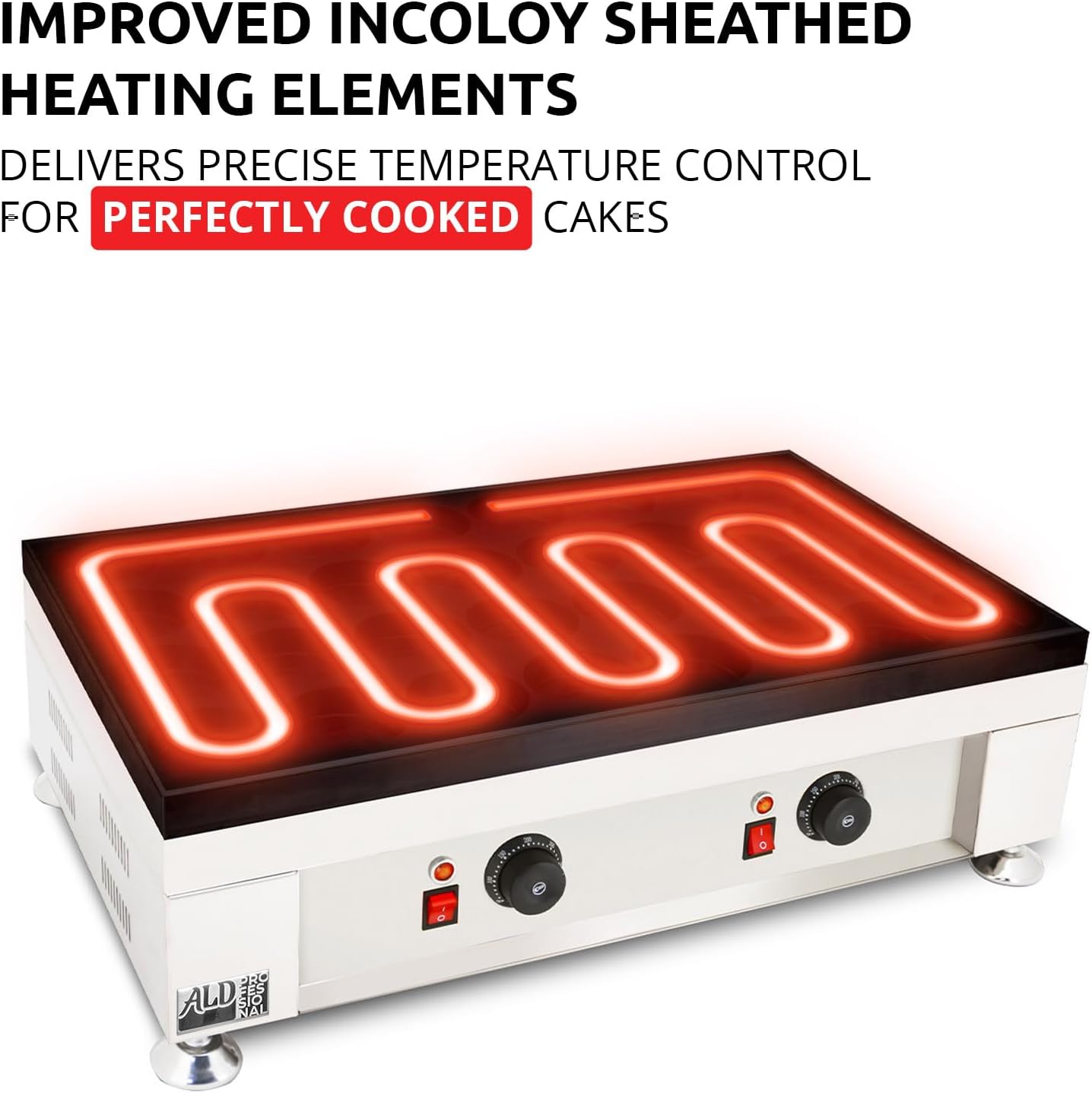 ALDKitchen Obanyaki Maker | Commercial Imagawayaki Machine | 32 Pcs | Dual Thermostat | 110V