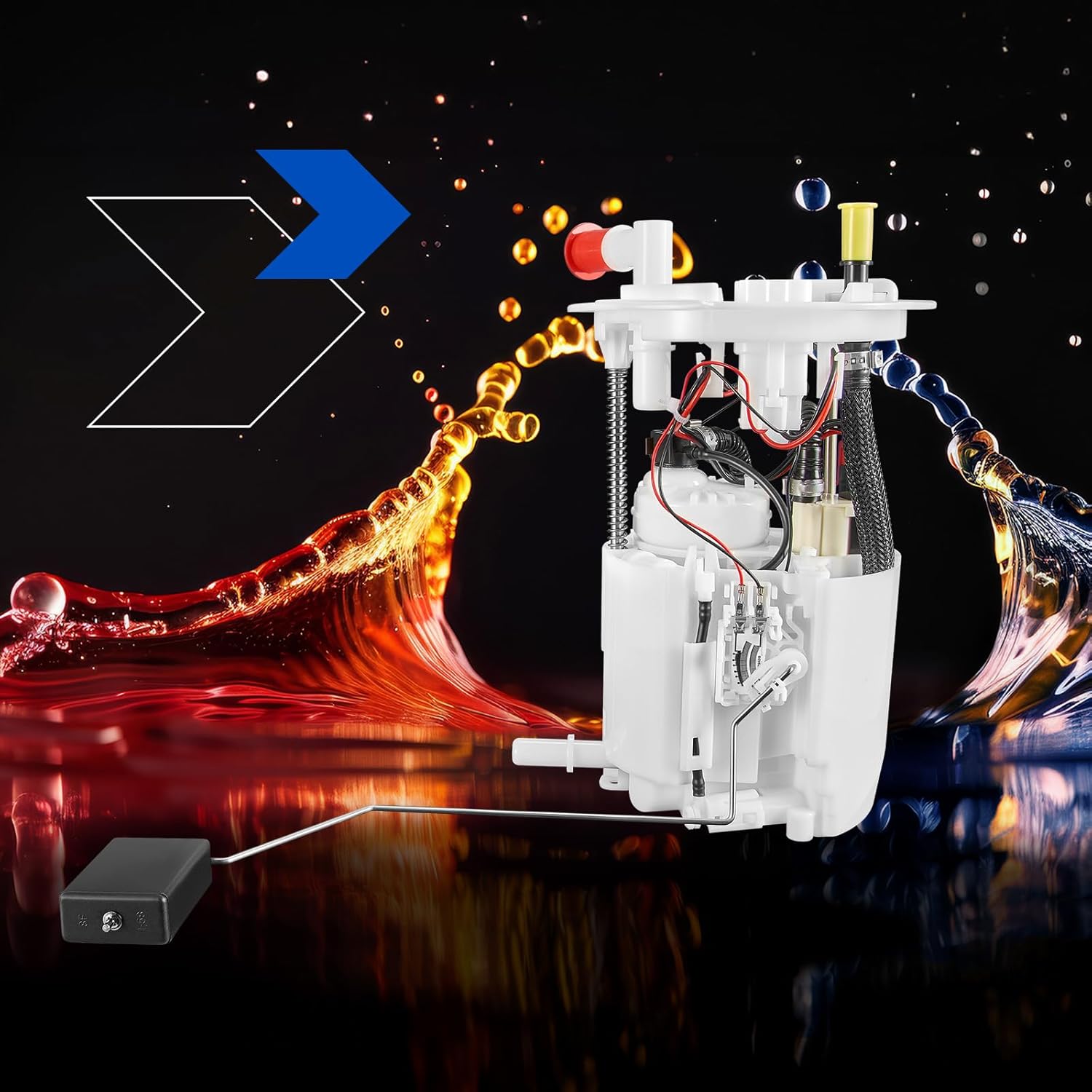 E2605M Fuel Pump Module Assembly Compatible with Ford Explorer Flex Police Interceptor Utility 2014-2019, Compatible with Lincoln MKT 2014-2017