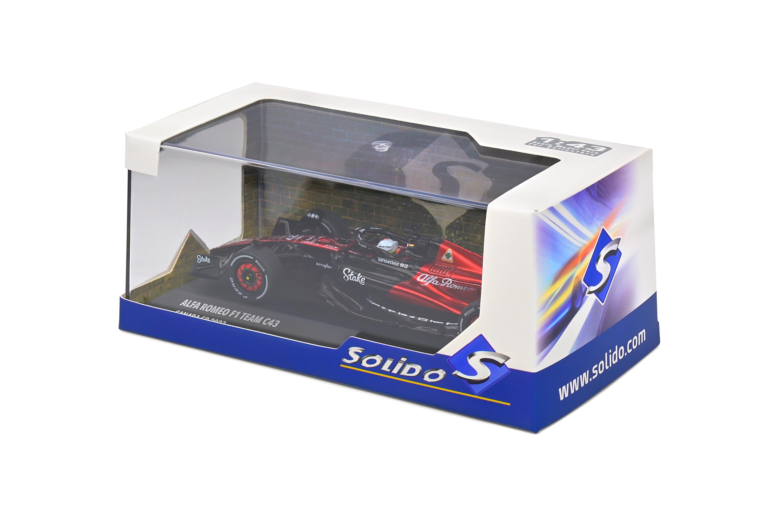 Miniature GP Australie Miniature Solido F1 Alfa Romeo C43 – GP D'Australie 2023 – Pilote Zhou Guanyu – Collection Formule 1 1/18