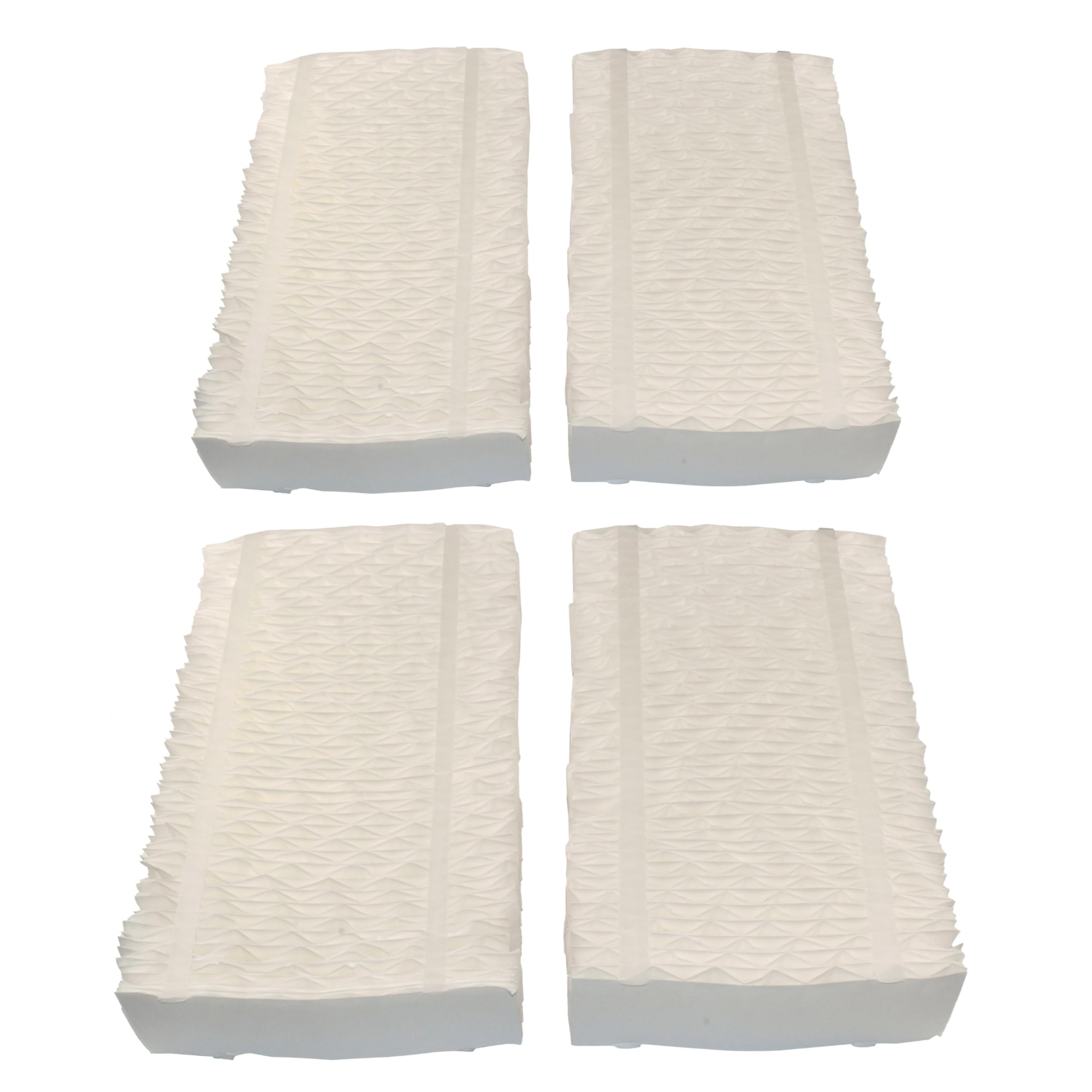 HQRP 4-Pack Humidifier Wick Filter Replacement for Sears Kenmore 14909, 14912, 32-14912, 42-14912, Replacement for Emerson Essick Air AIRCARE HDC-2R & HDC-411
