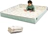 Tapete de Juego de Espuma Plegable Infantino, Arcoíris, Reversible y Plegable, 57x57 Pulgadas | Rueda, gatea, juega. Tapete suave acolchado para aventuras diarias. Los lados plegables ayudan a mantener los juguetes cerca 1