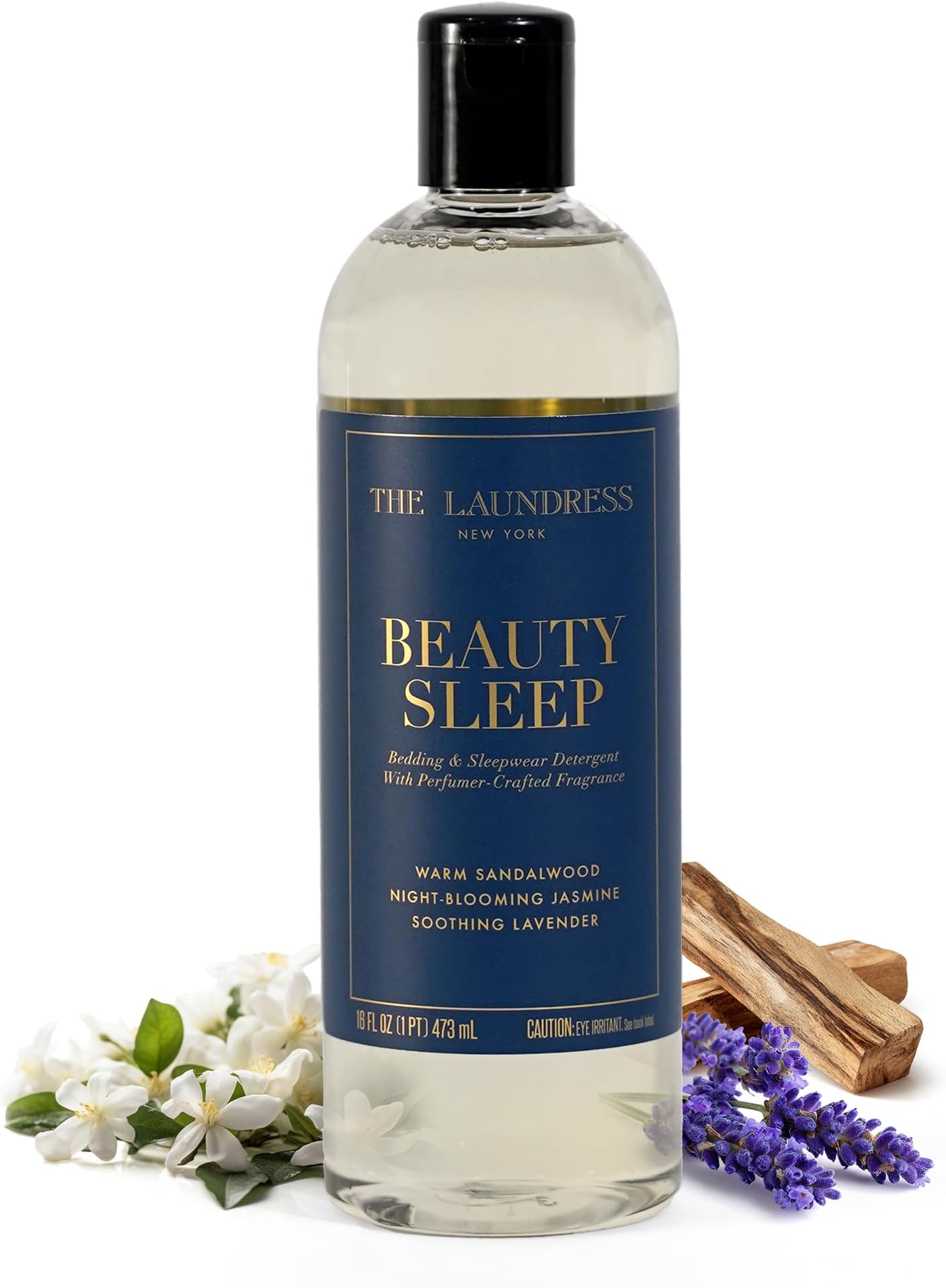 Beauty Sleep Luxury Laundry Detergent, Bedding & Sleepwear Concentrated Enzyme Bio-Based Formula, Lavender & Sandalwood Fragrance Blend, Stain Remover, 16 Oz, 15 Loads