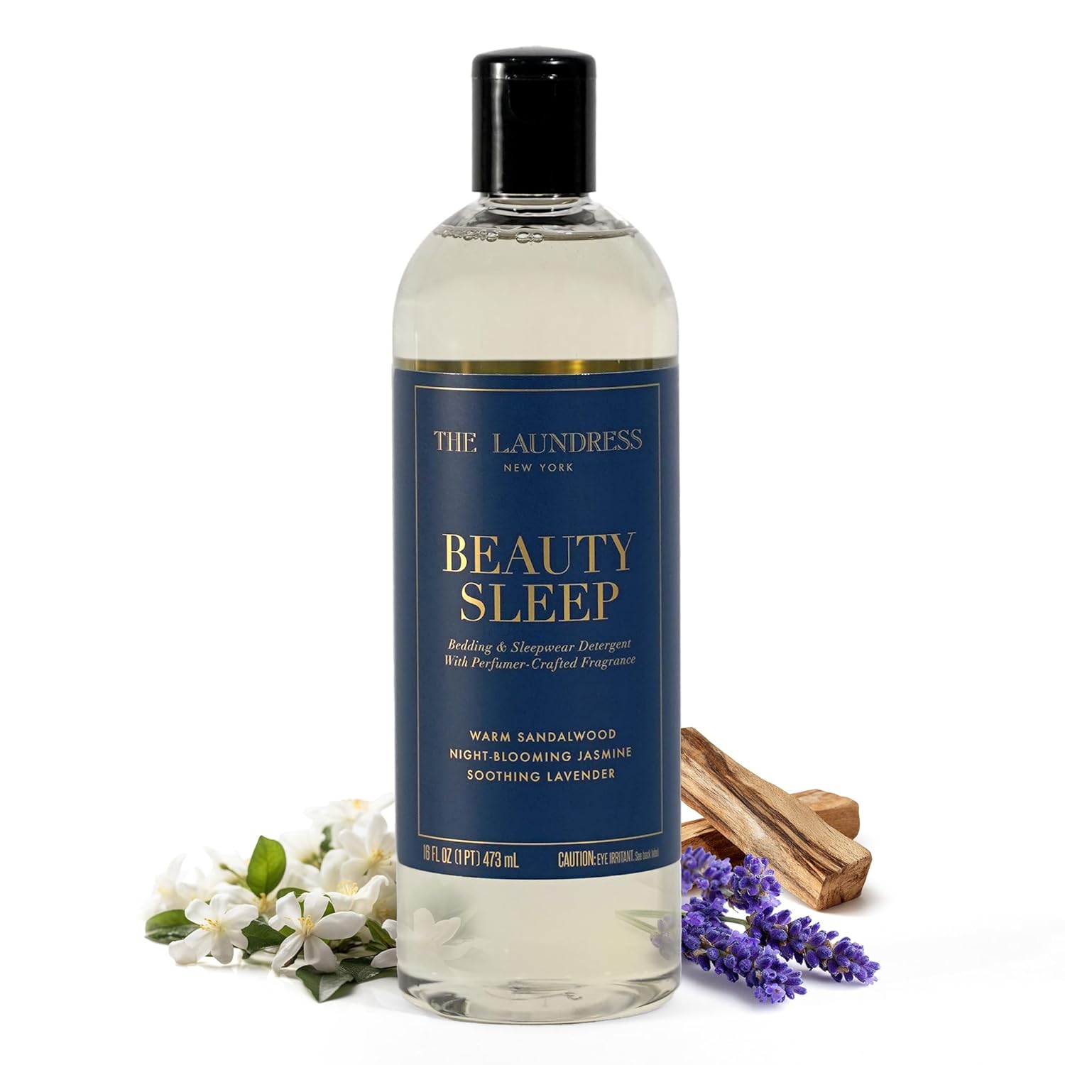 The Laundress Beauty Sleep Luxury Laundry Detergent Bedding Sleepwear Concentrated Enzyme Bio-Based Formula Lavender Sandalwood Fragrance Blend Stain