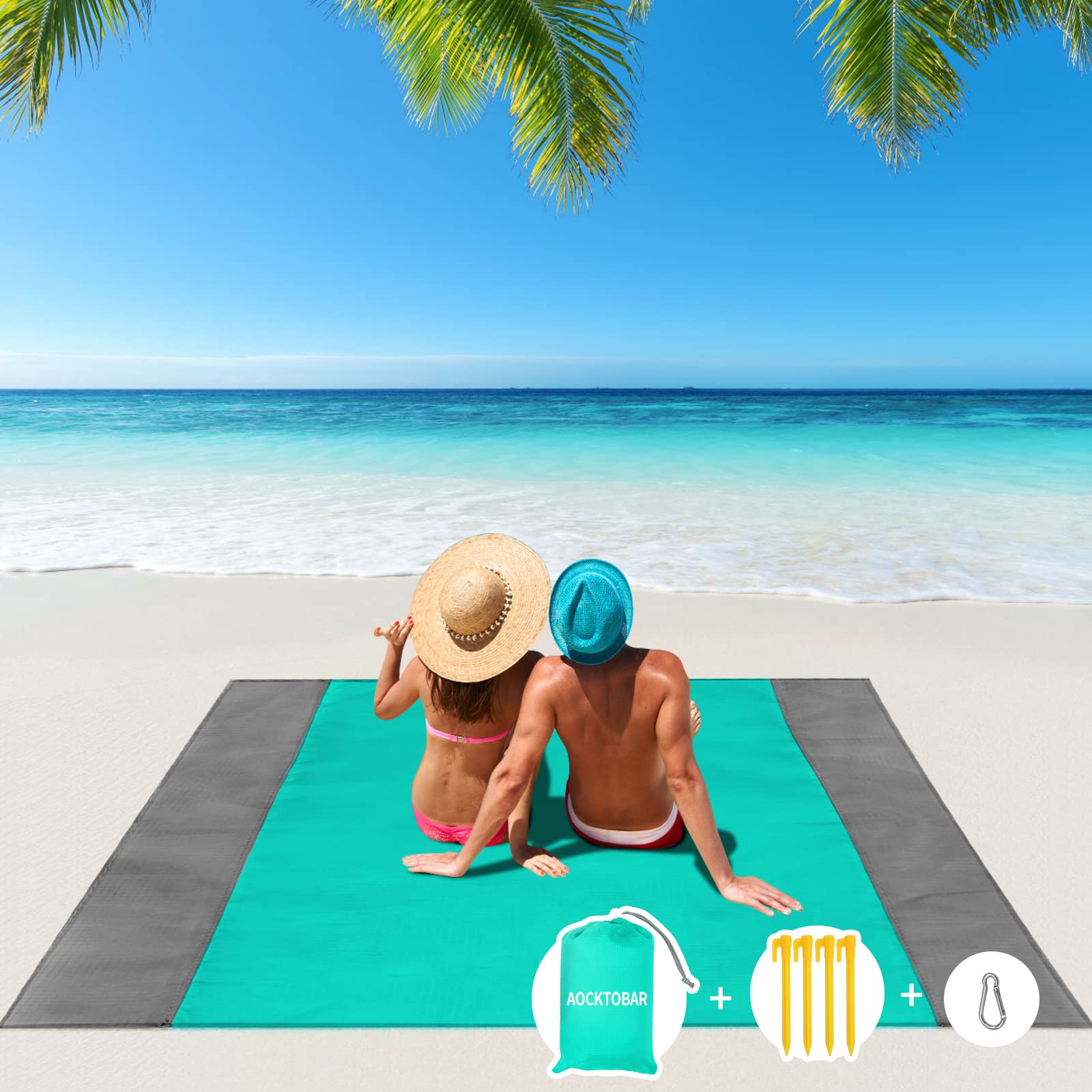 Beach Blanket, 79×83 Picnic Blankets Waterproof Sandproof for 4-7 Adults, Oversized Lightweight Beach Mat, Portable Picnic Mat, Sand Proof Mat for Travel, Camping, Hiking(Green (B09RWQPDCC) Amazon Price History, Amazon Price Tracker