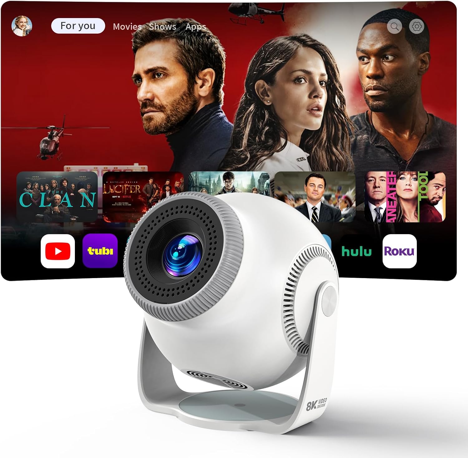 Smart Mini Projector with Android...