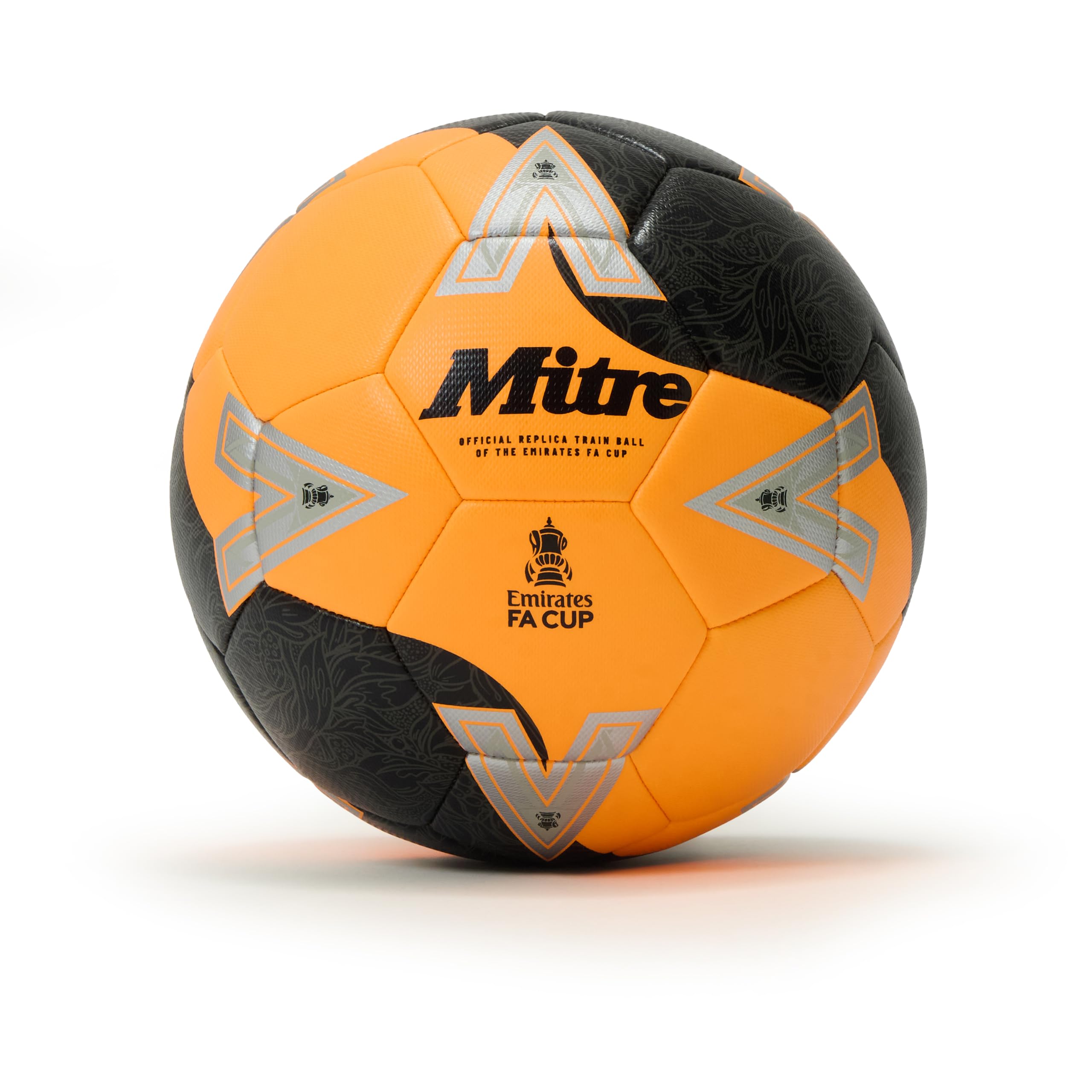 Mitre Fa Cup 25/26 Training Football Orange/Black/Red