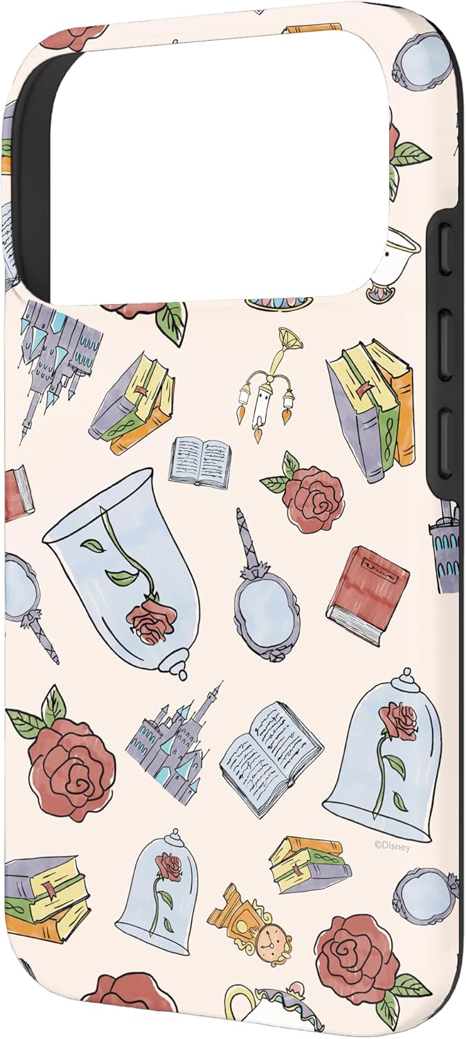 Disney Beauty and The Beast Enchanted Castle Print Case for iPhone 17 Pro