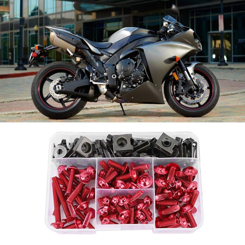 Kit 177 Viti E Bulloni In Alluminio M5/M6 Per Moto Sportive, Colori Disponibili, Per Carenatura E Accessori