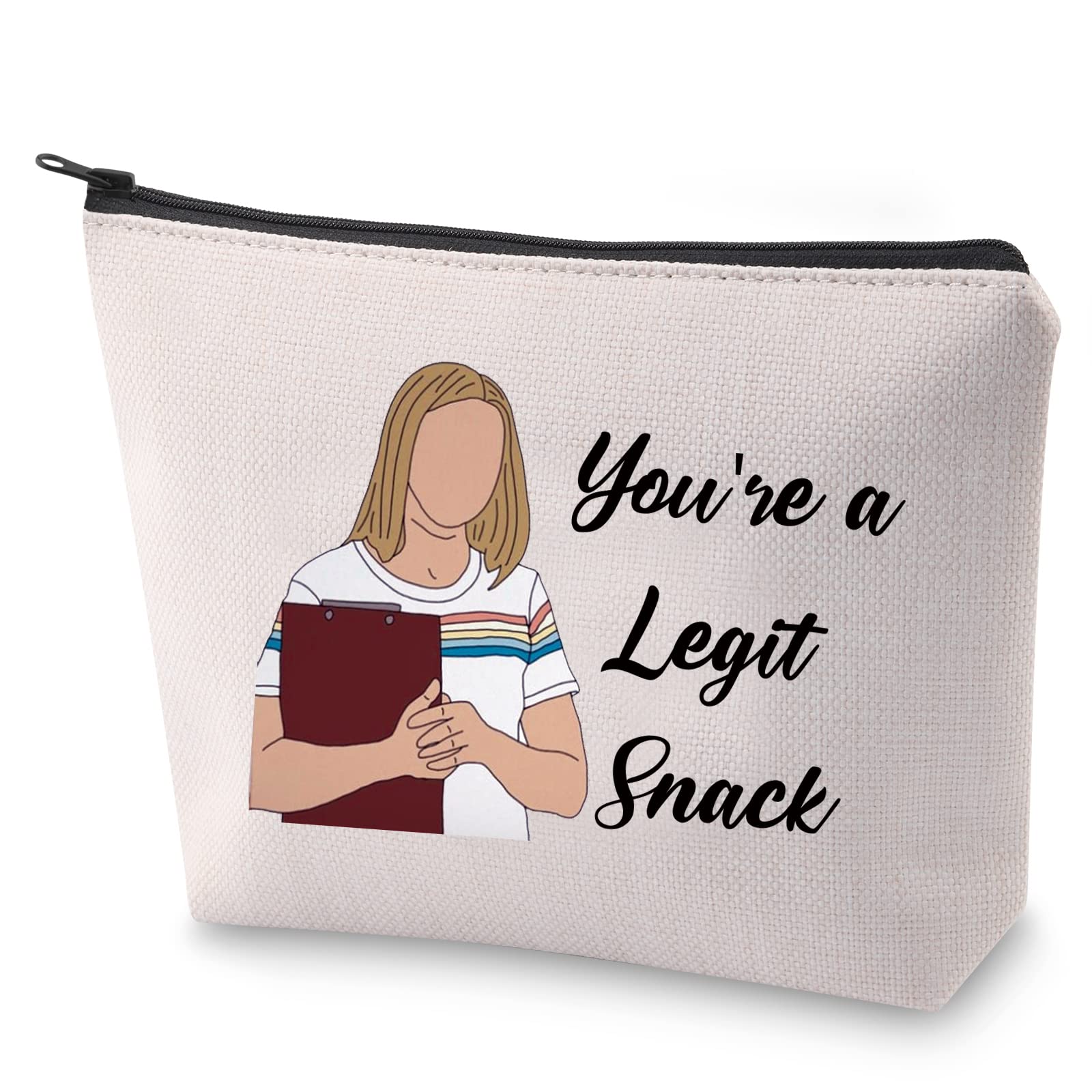 Comedy Tv Series Inspired Makeup Bag Eleanor Gift You're A Legit Cosmetics Bag for Fans, Legit Snack