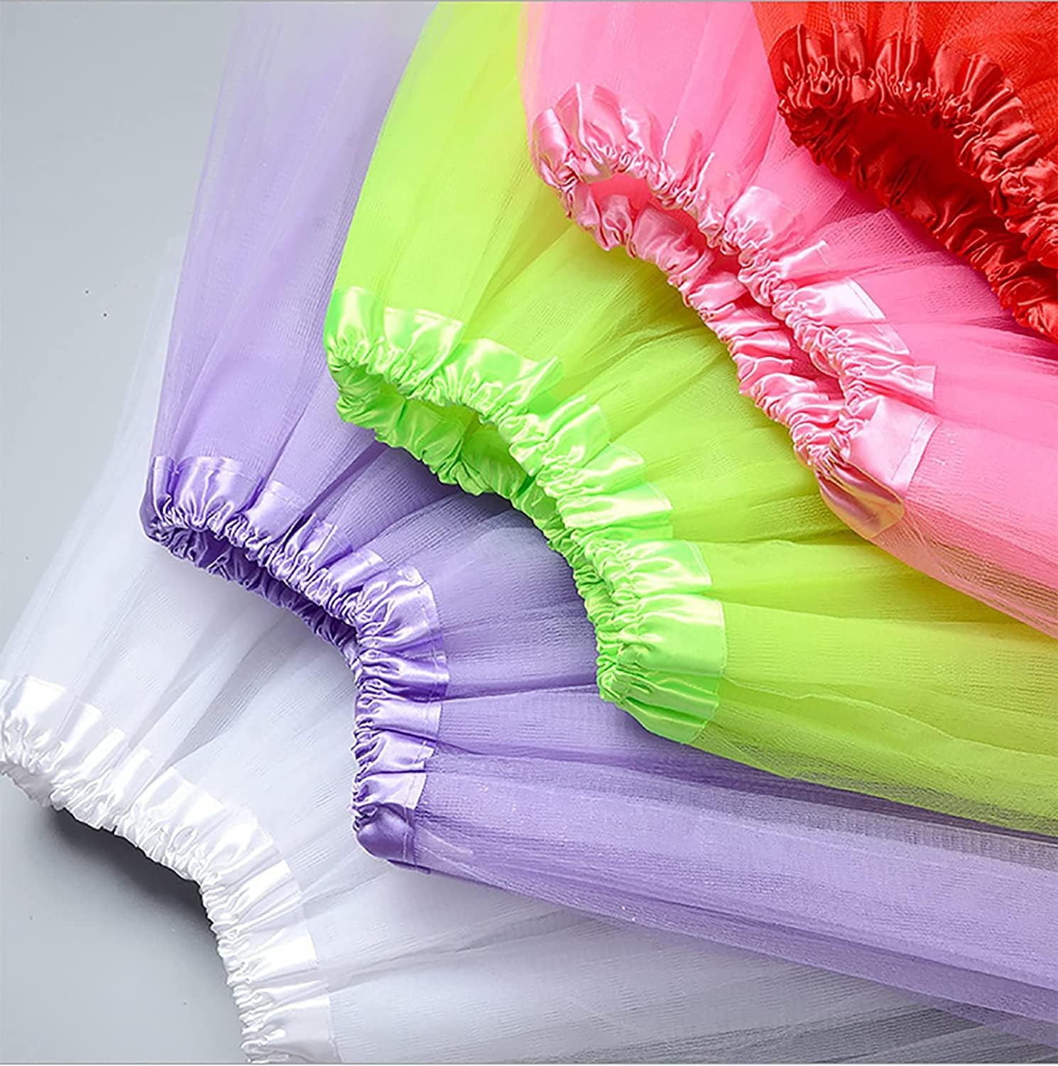 Tutus for Women 5 Layered Tutus Girl Teens Short Skirt Colorful Running Skirts Rave Costume Tutu Dance Skirt