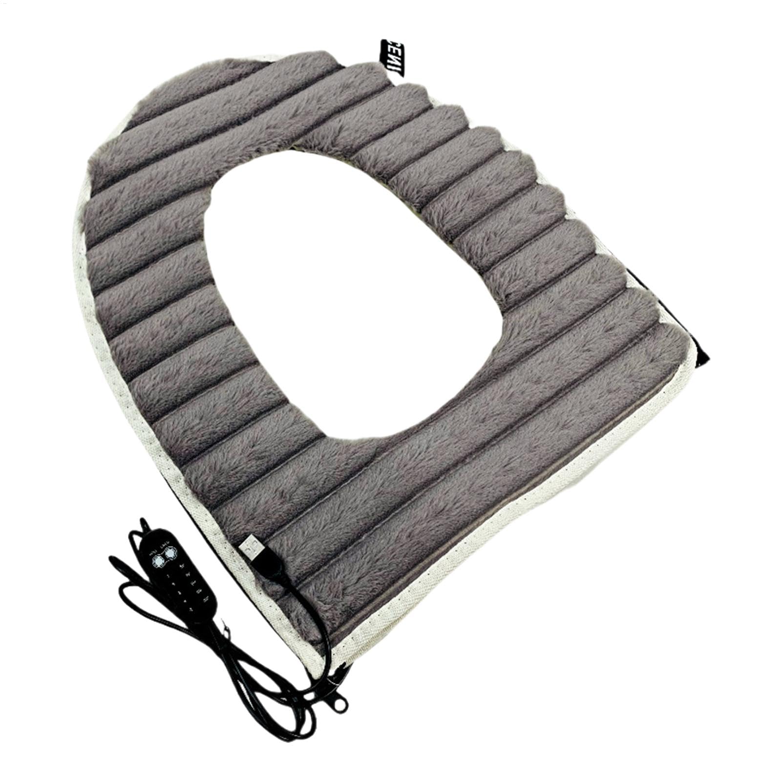 Deska sedesowa ogrzewana, podgrzewacz na deskę sedesową, regulowana osłona sedesu, USB deska sedesowa z regulowaną temperaturą 44 x 37 x 2 cm na zimowe wygody w łazience (1 sztuka)