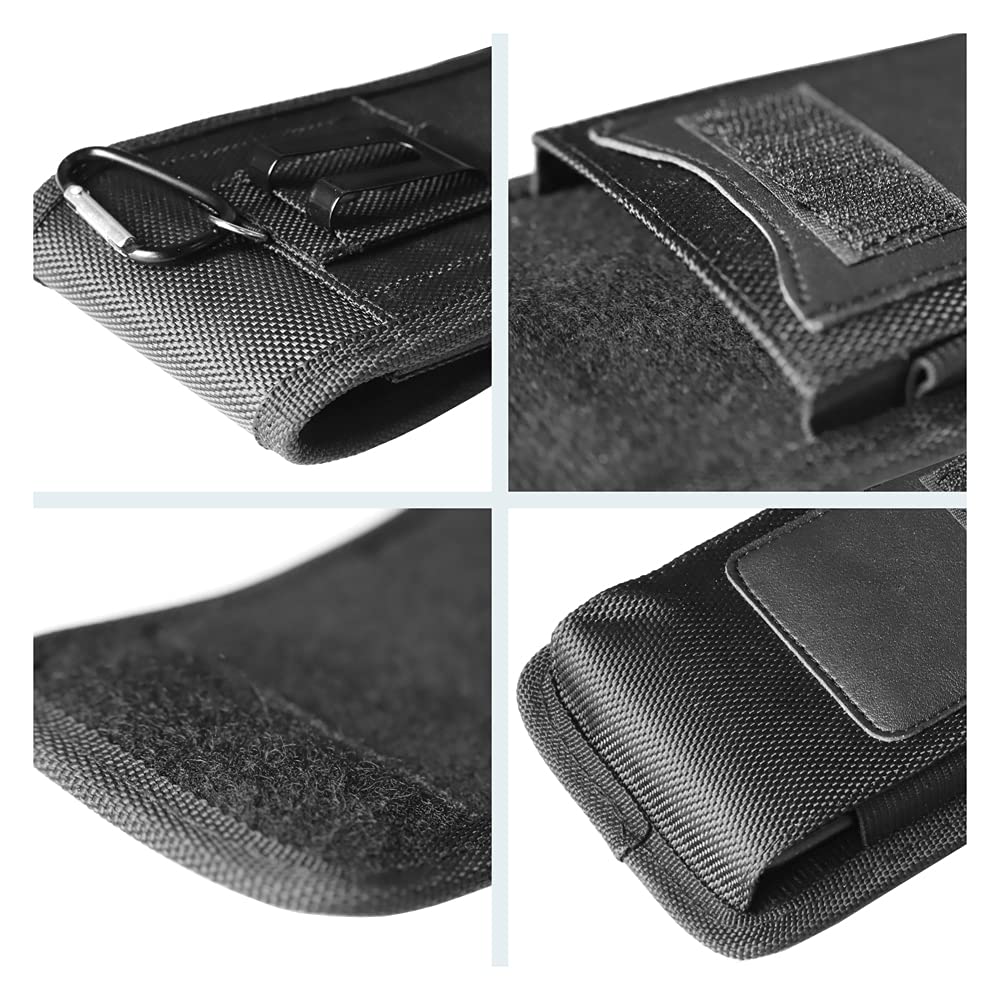 Funda para teléfono celular con clip para cinturón para iPhone SE/6/6s/7/8/X/XR/XS/11/11 Pro/12/12 Mini/12 Pro, para Samsung Galaxy S5/S6/S7/S8/S9/S10/S20/S21/J3/J7/A10e, para LG, Motorola