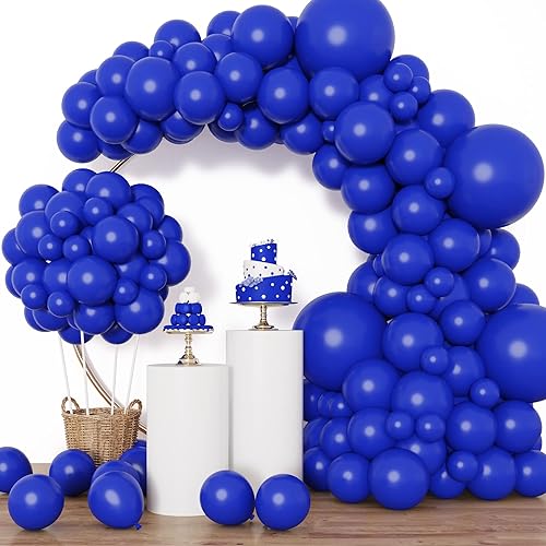 Miniatura 27 de Rubfac - Globos morados, 129 unidades, diferentes tamaños, 18, 12, 10 y 5 pulgadas para arco de guirnalda, látex, decoración de fiesta, cumpleaños