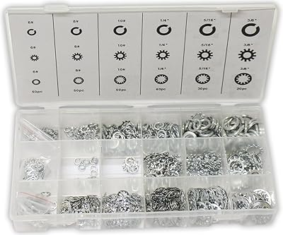 720 PIECE ASSORTMENT OF METAL WASHER RINGS