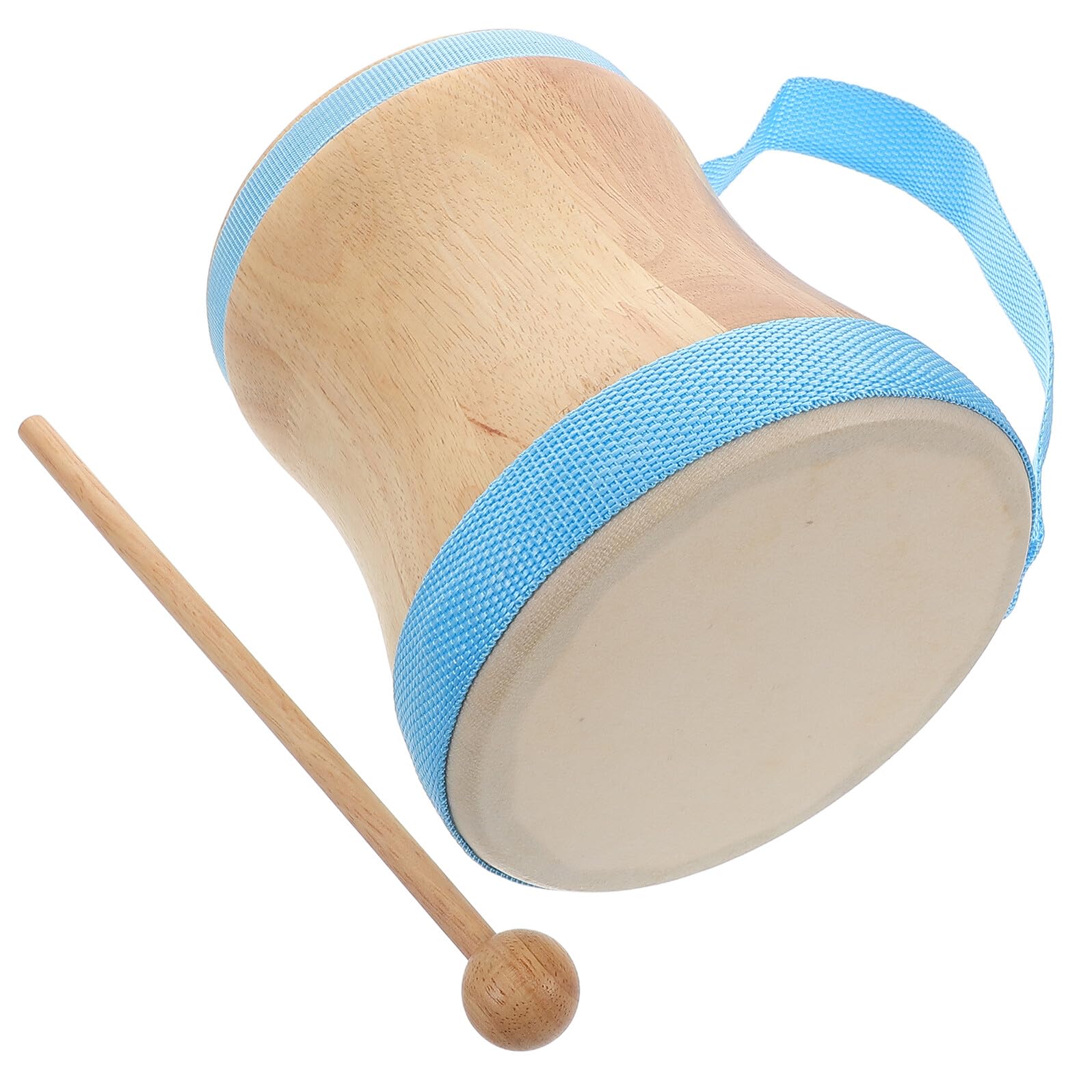 Hemobllo Tamburo Bongo in Legno Pecora Portatile Per Principianti e Ragazzo Ragazza Strumento Percussione Per Attività Musicali e Insegnamento Del Ritmo