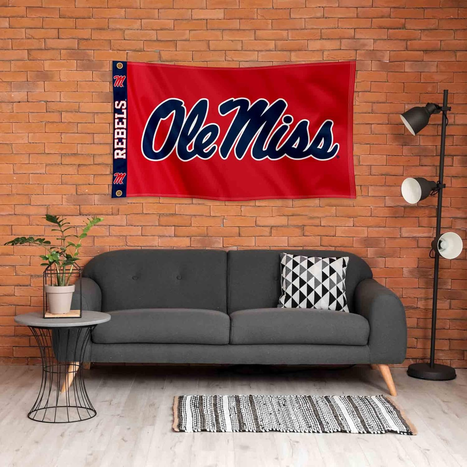 College Flags & Banners Co. Ole Miss Printed Header 3x5 Foot Banner Flag - Image 4