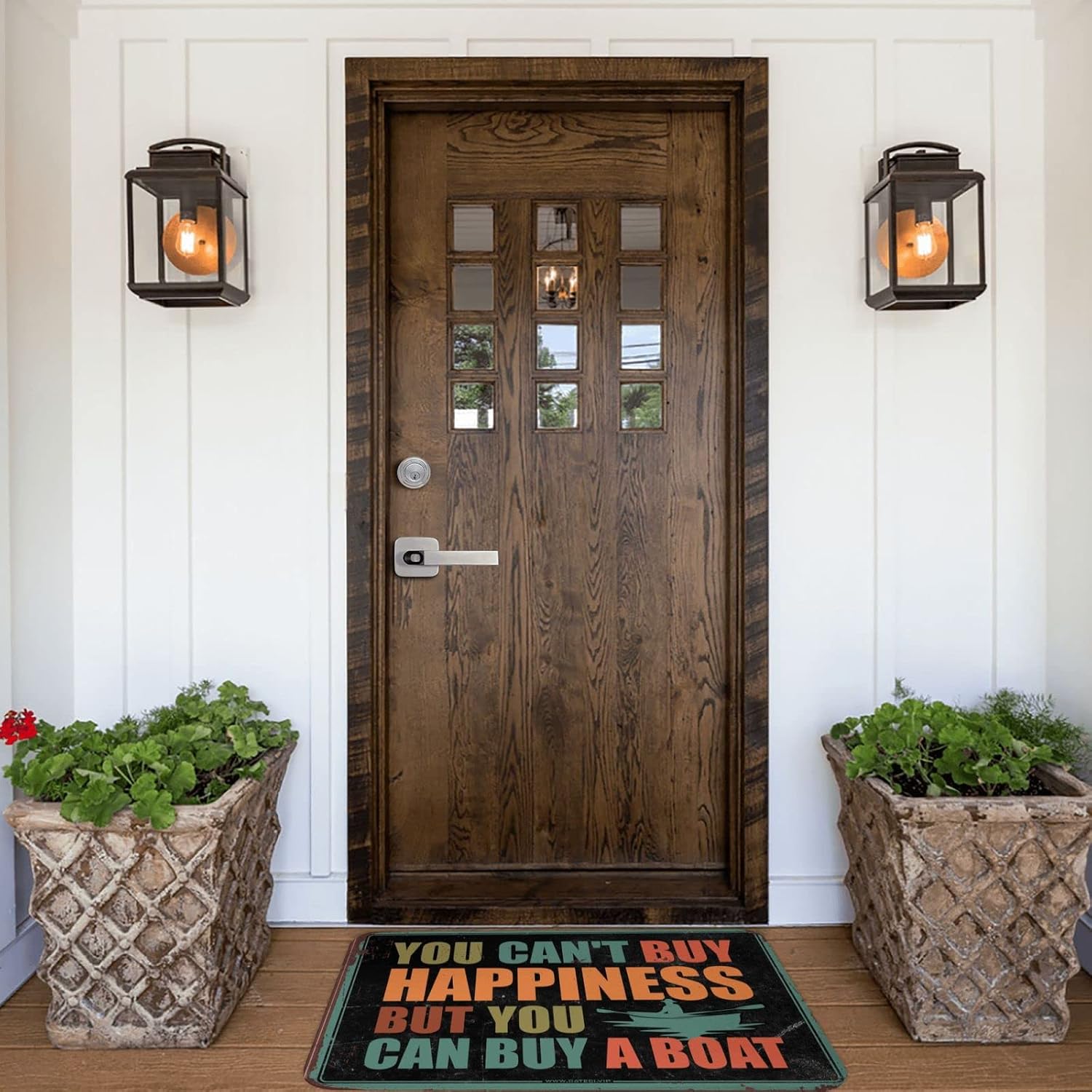 Funny Shoes You Can't Buy Happiness But Can A Boat Rug Front Door Rugs Indoor Farmhouse Kitchen Mats(50X80CM)