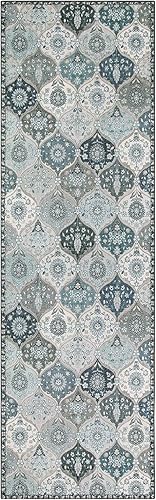 Vista 383 de Lahome - Alfombra de marroquí tejida, alfombra para cocina, pasillo, antideslizante, pasillo para entrada, pasillo de lavadero, dormitorio, 91 x 152