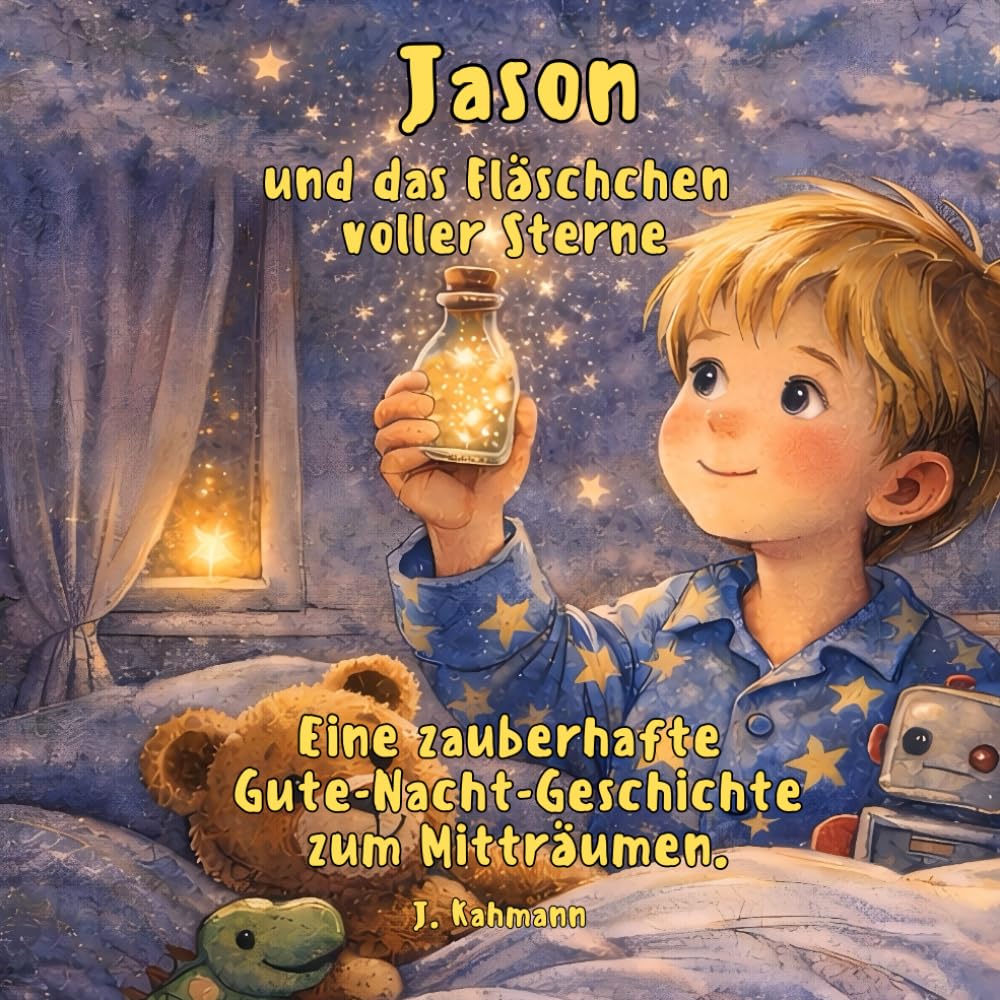 Jason und das Fläschchen voller Sterne: Eine zauberhafte Gute-Nacht-Geschichte zum Mitträumen