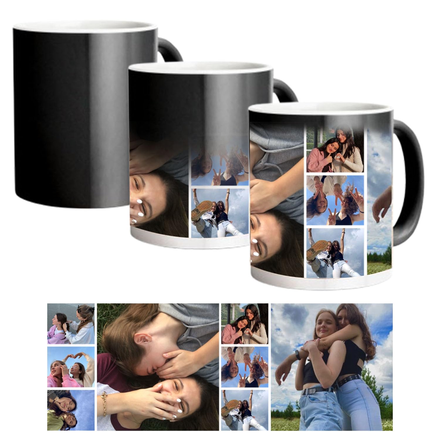 PrintWink Personalised Heat Change Mug | Colour Changing Mug with Photo | Custom Magic Cup for Coffee & Tea | Personalised Gift for Men, Women, Birthday, Anniversary, Father’s Day | Photo 8