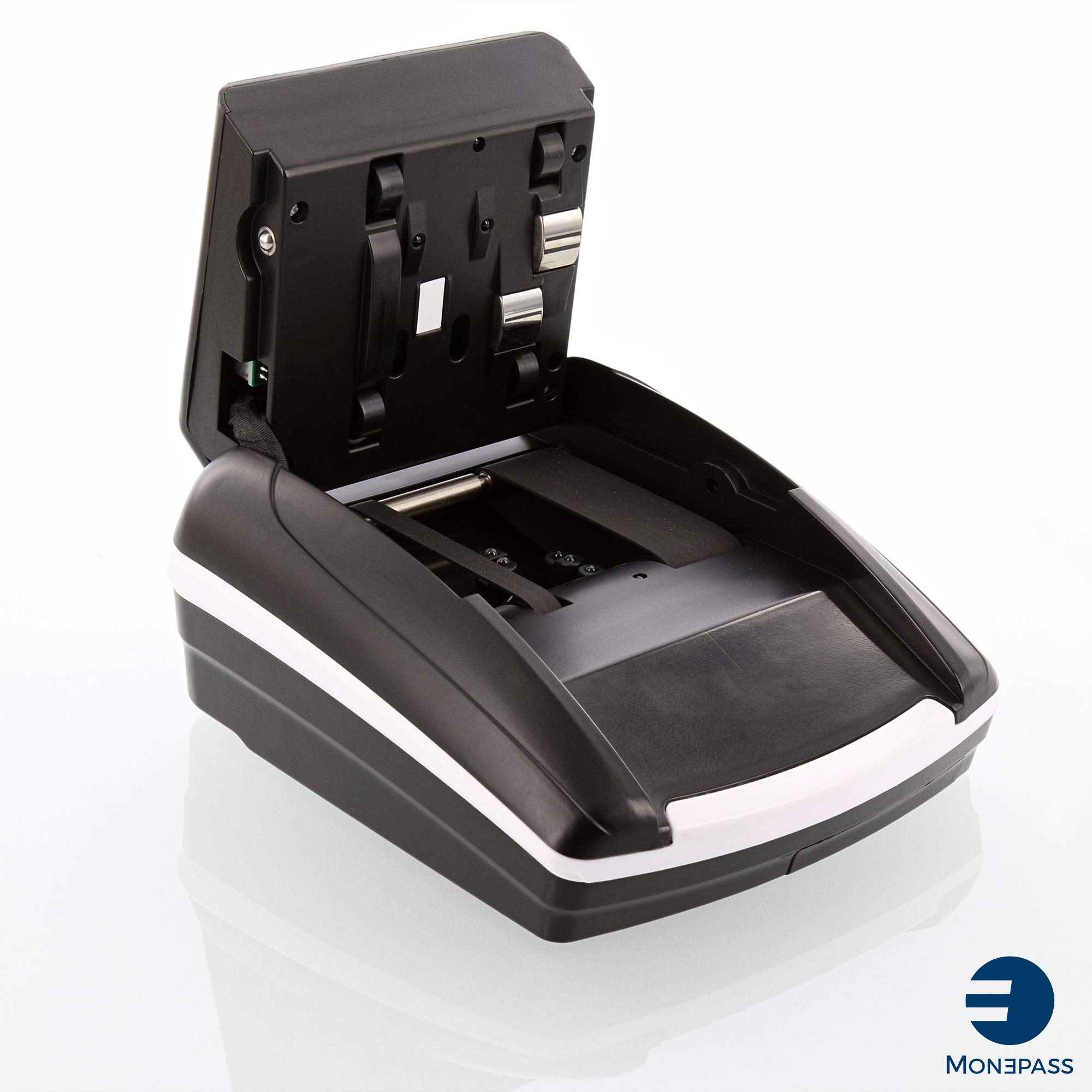 Monepass D5X - Rivelatore automatico di banconote false Euro con 5 sistemi di rilevamento e affidabilità del 100% (test ufficiale BCE) - Introduzione biglietti multi-senso (4)