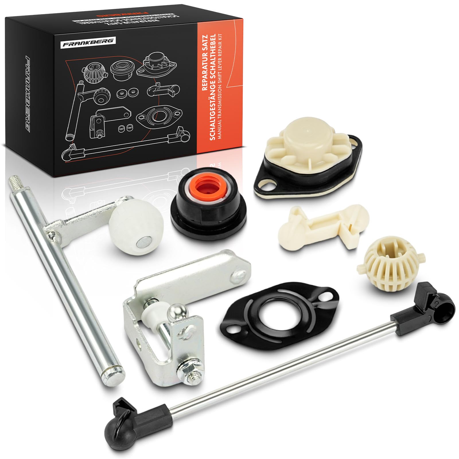 Frankberg Kit de reparación de la palanca de cambios 1H0711173 | Compatible con: Córdoba 6K1 6K2, Golf III Cabriolet 1E7, Polo Classic 6V2, Córdoba Vario 6K5, V.e.n.t.o 1H2