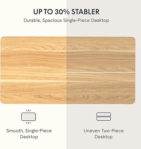 Miniatura 5 de Flexispot EN1 - Escritorio eléctrico para trabajar sentado o de pie, escritorio integral de altura ajustable ergonómico de 55 x 28 pulgadas con