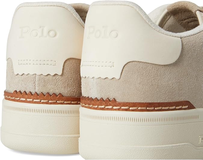 POLO RALPH LAUREN Masters Court Leather-Suede Sneakers