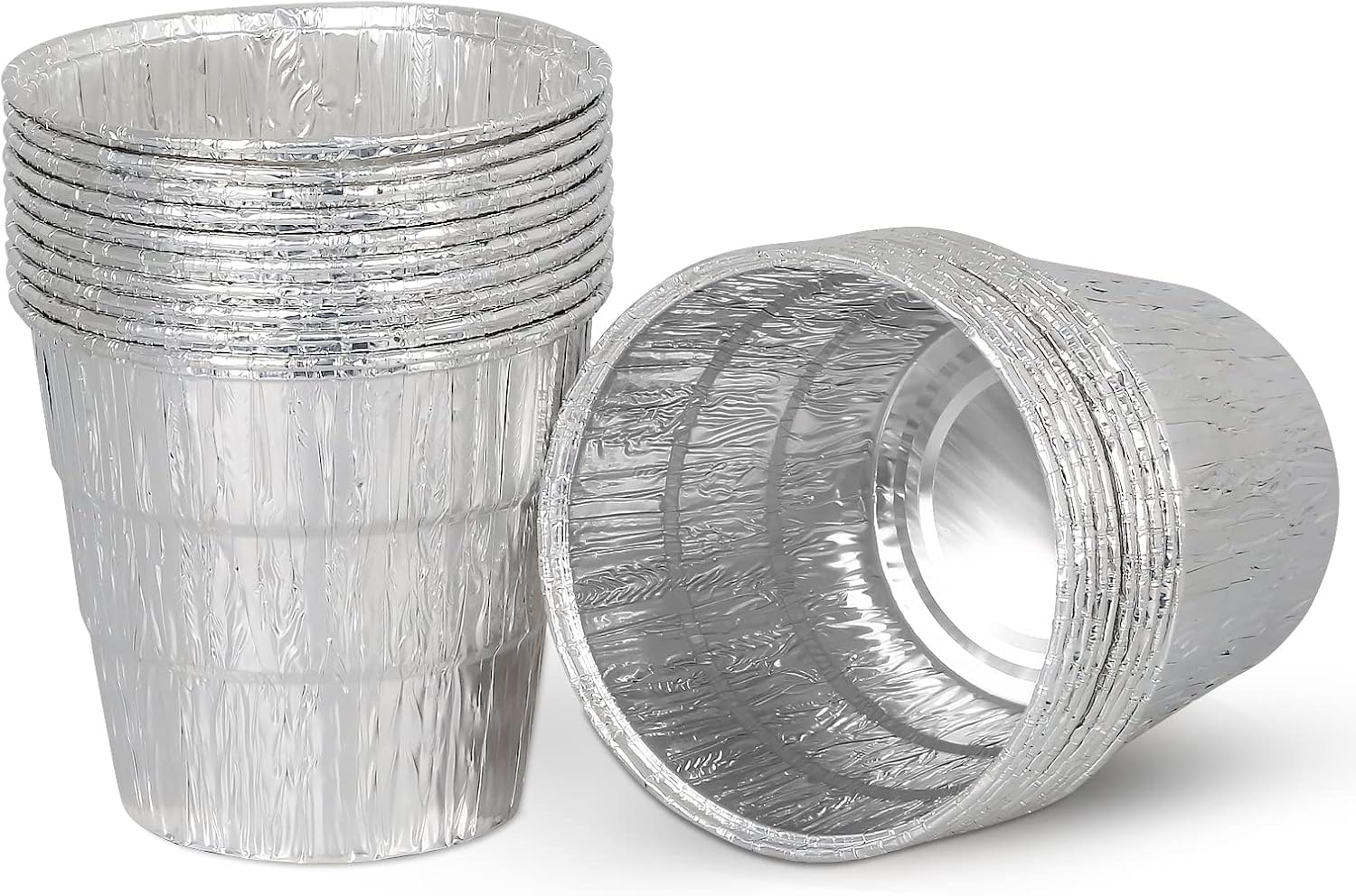 Unidanho Drip Busket Liners 20PACK Aluminum Foil Bucket Disposable Replacement Parts for Traeger Wood Pellet Grills 20/22/34, Pit Boss, REC TEC,& Oklahoma Joe's,Green Mountain Grills(GMG) Accessory