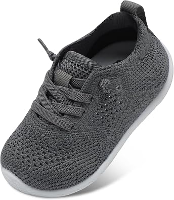 L-RUN Toddler Barefoot Boys Girls Tennis Shoes Wide Summer School Walking Sneakers Baby First Walking Shoes
