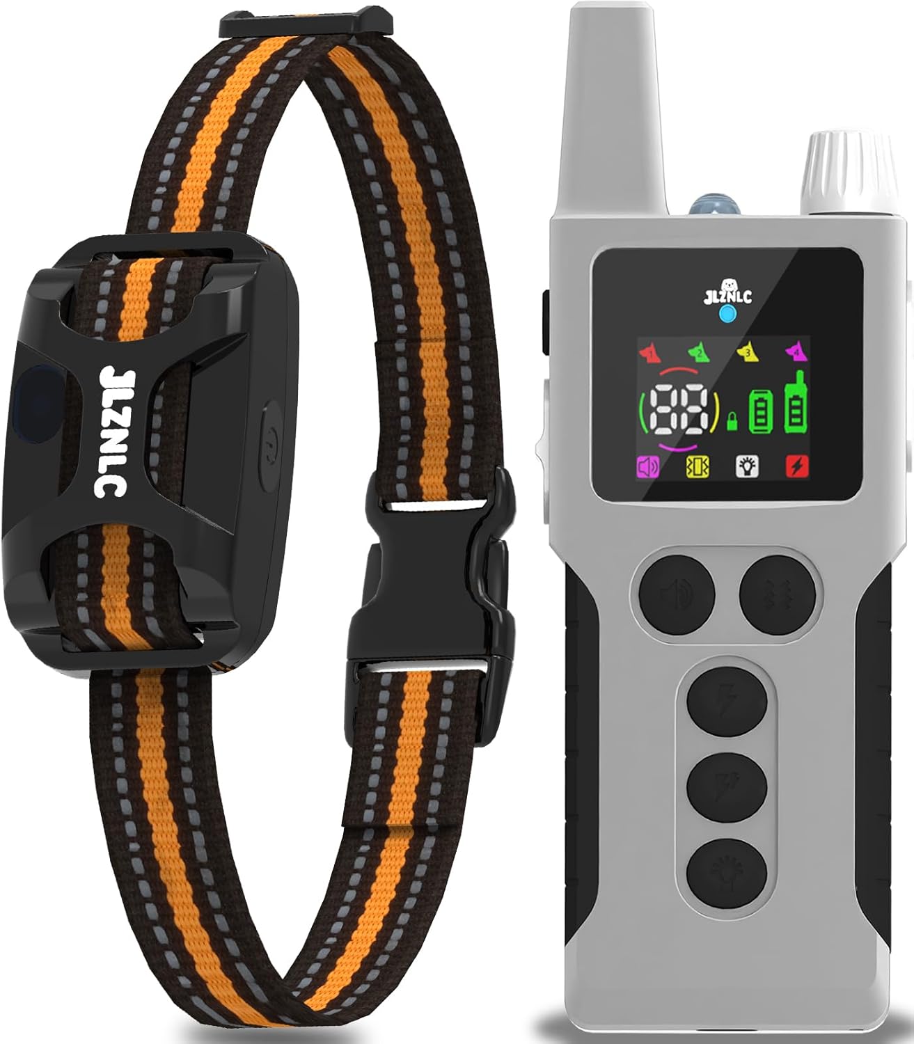 Dog Training Collar with Remote 4200FT 3 Dogs - Shock Collar for Barking Control, 4 Modes(Beep/Vibe/Static), IPX7 Waterproof for Swimming, 30-Day Rechargeable Battery, Adjustable for Small to XL Dogs