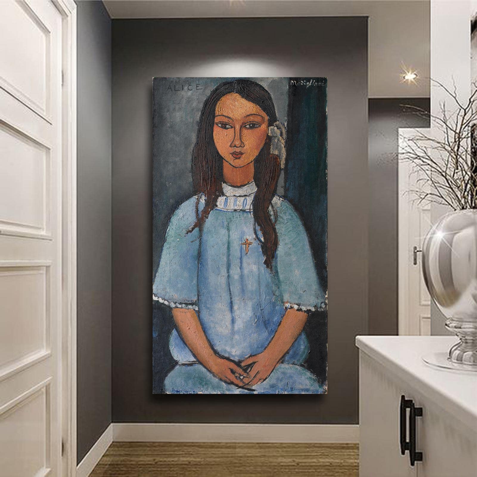 Amazon.co.jp: アメデオ・モディリアーニ・アリス1919額入り写真