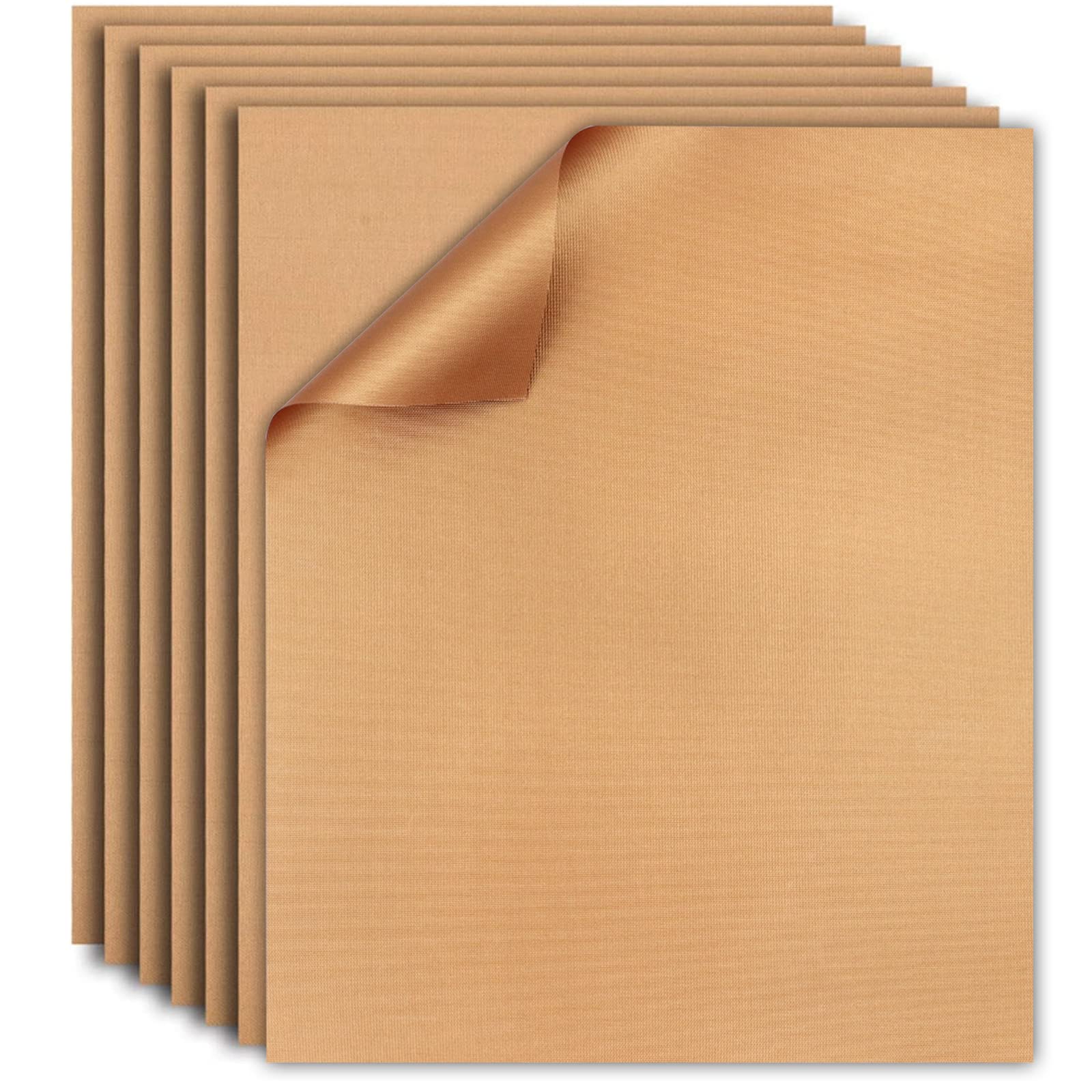 Alimat PluS Grill Mat Set of 3, BBQ Grill Mats Reusable, 1.5 oz Sheet Easy Clean, Works on Electric Grill, Gas, Charcoal, Oven(15.75 x 13 Inch, Copper)