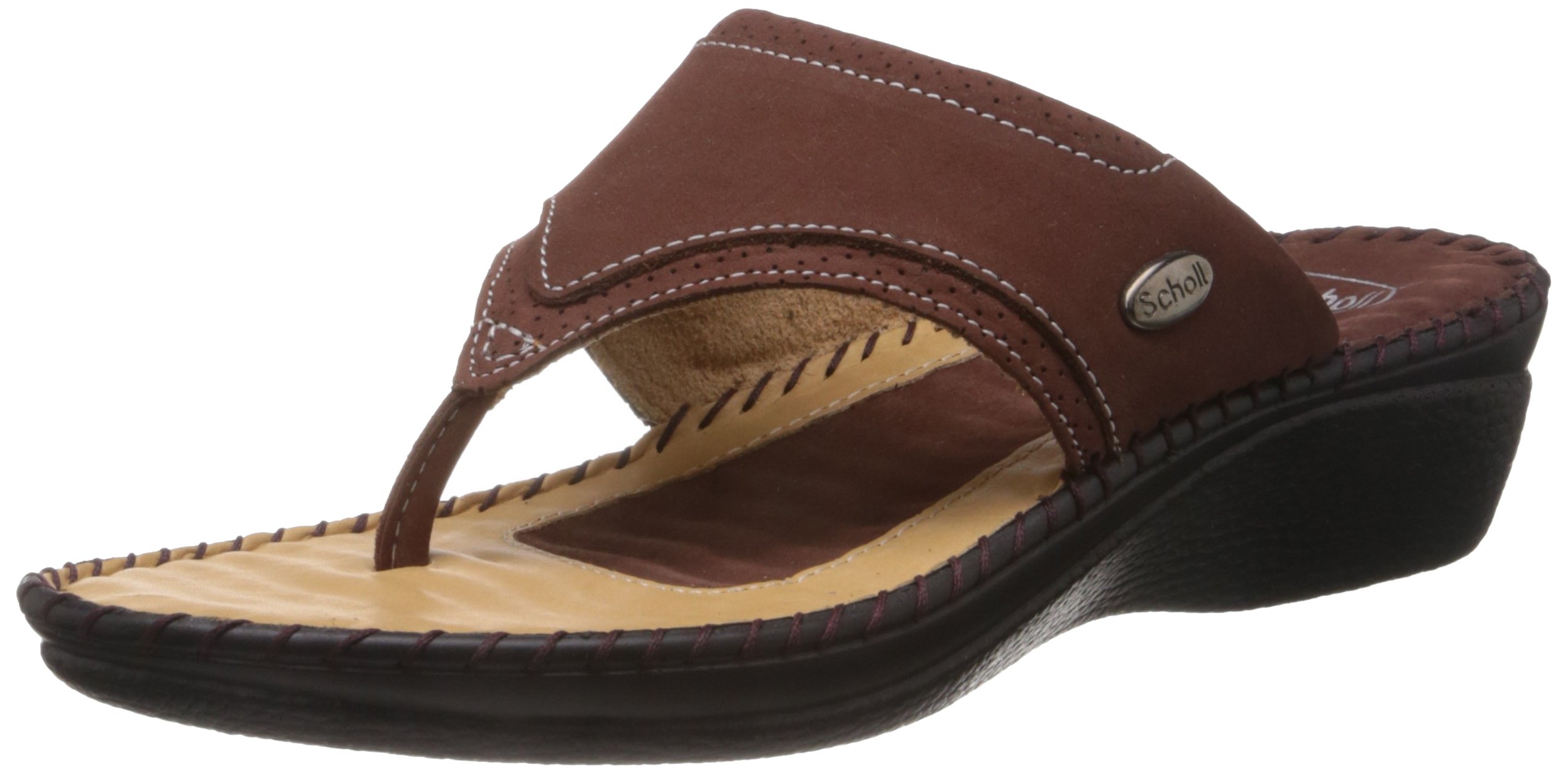 Scholl womens WALKTHONG Brown Slipper - 3 UK (6744729) (B00LA4S0W0) Amazon Price History, Amazon Price Tracker