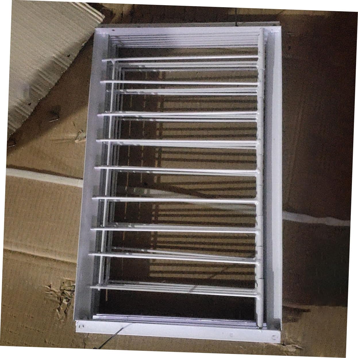 BESTonZON Puertas para Jaulas de Aves de Hierro Blanco, 2 Piezas Instalación Rápida y Mayor Seguridad para Refugios de Pájaros y Criaderos