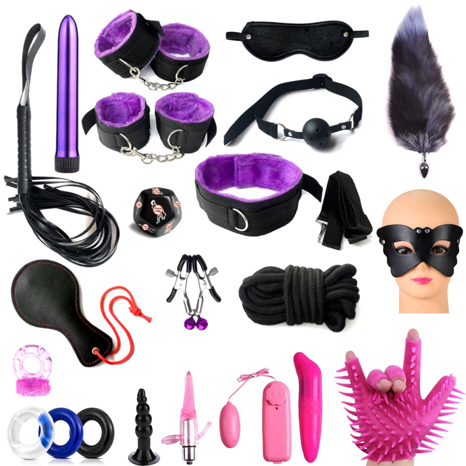 Kit de Yoga Sensual - Placer Íntimo y Juego de Dormitorio para Mejorar La Relación, Aventura Erótica y Regalo Romántico - Impulsor de Pasión y Deseo