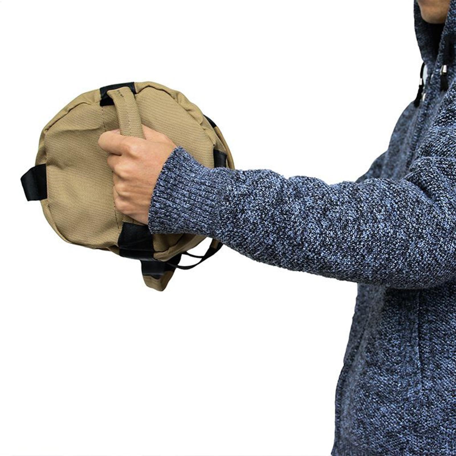 Gewichtete Sandbeutel, Sandsäcken zum Training | Einstellbare gewichtete Sandsäcken für das Training | Robale Fitness -Sandsäcke mit Mehreren Griffen für Zuhause, Fitnessstudio, Yoga
