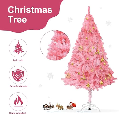 Miniatura 4 de Arthas Árbol de Navidad negro de oropel de Halloween de 6 pies para decoración del hogar, oficina, fiesta, Navidad, vacaciones, temporada,