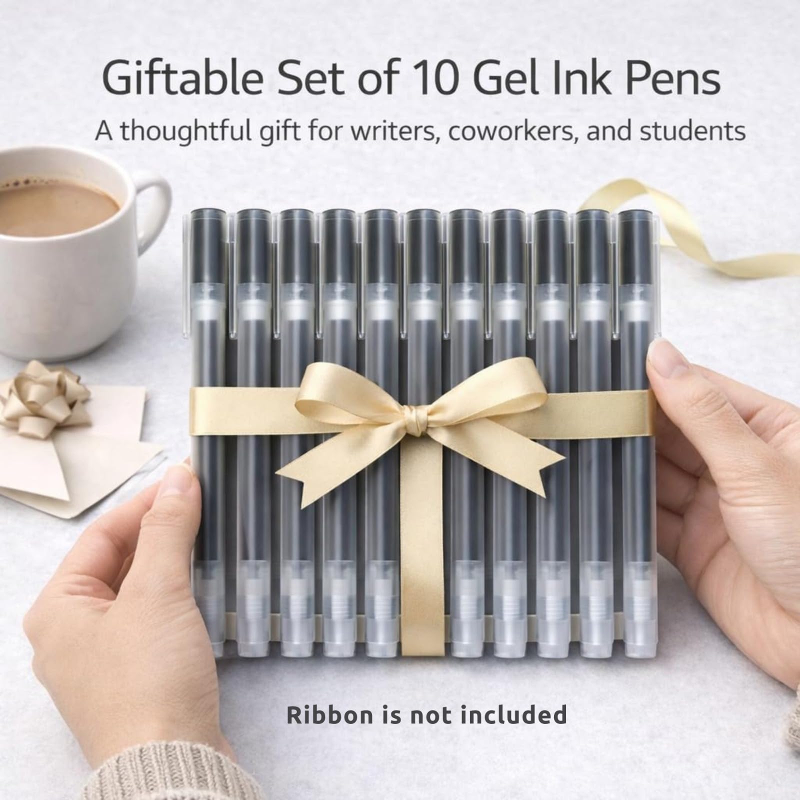 Muji 0 38 mm Pen Smooth Gel Ink Ballpoint Pens - Fine Tip Black Ink Cap Type - — view 6