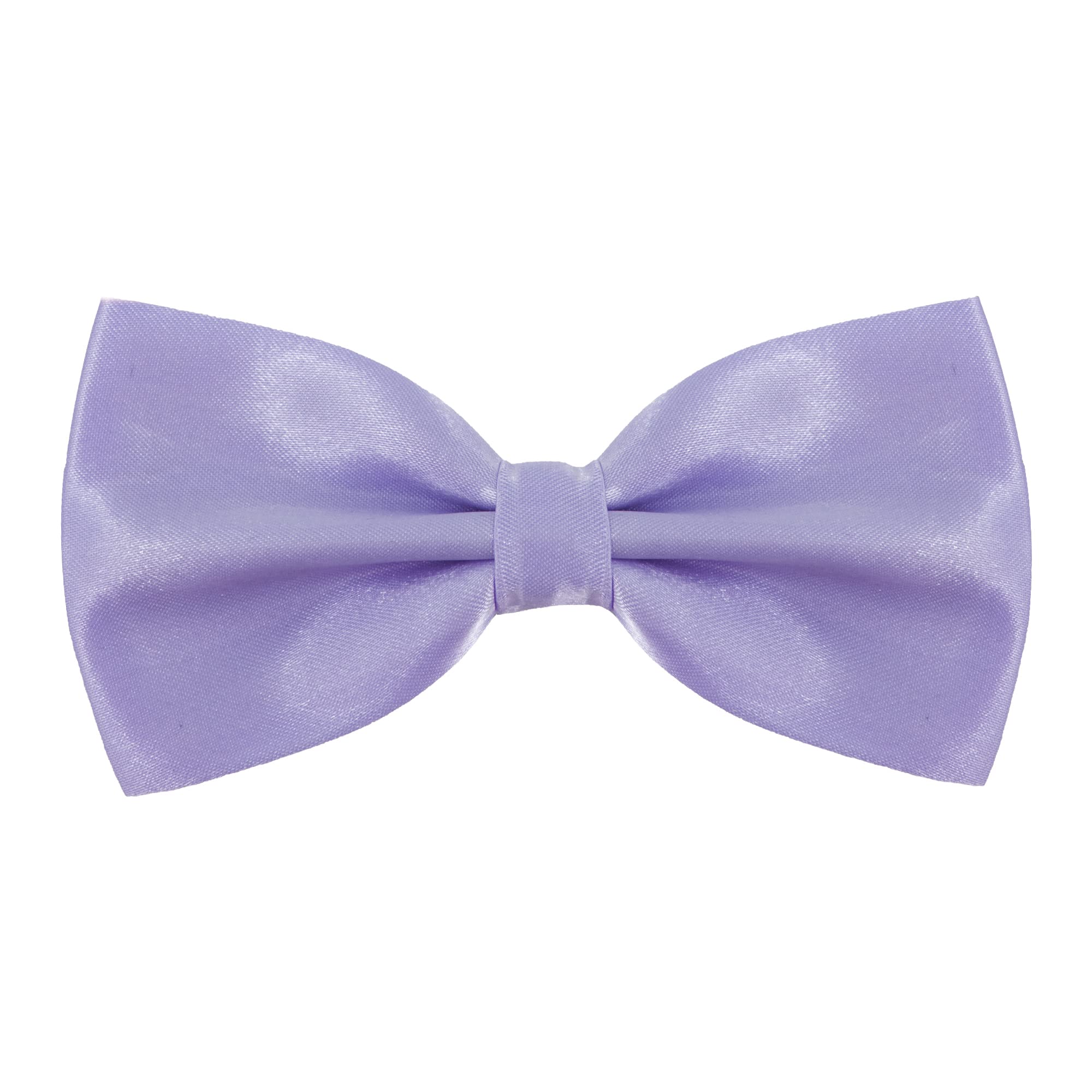 Time to Sparkle 2PCS Bow Tie Mens Bowties Pre-tied Shape Clip on Bowtie Solid Men Formal Wear for kids, baby boys, toddler any age bow ties Light Purple