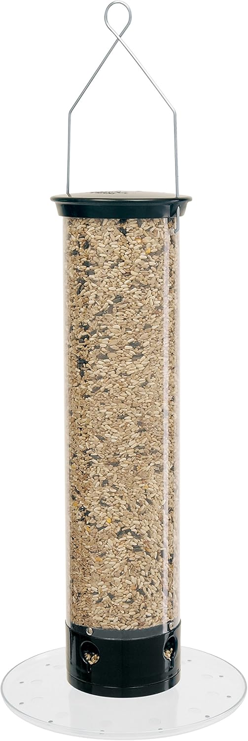 Droll Yankees 21964205201 787461785928 Squirrel Proof Bird Feeder, Yankee Whipper, 28-Inch, 4 P, Evening Blue