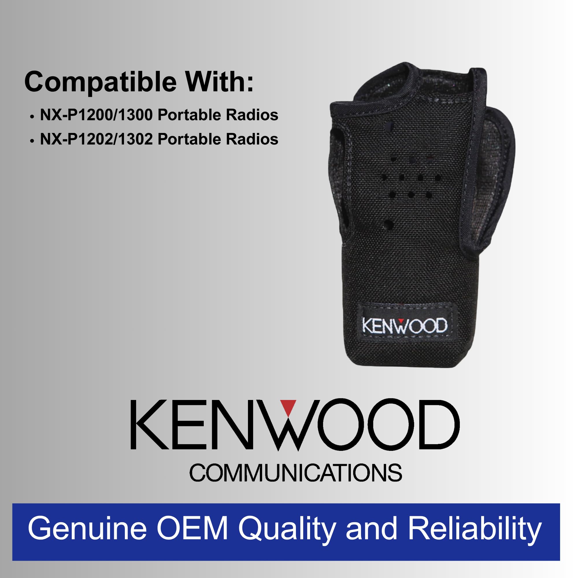 Amazon.com: KENWOOD KLH-187 Nylon Case for Two-Way Radios – Fits