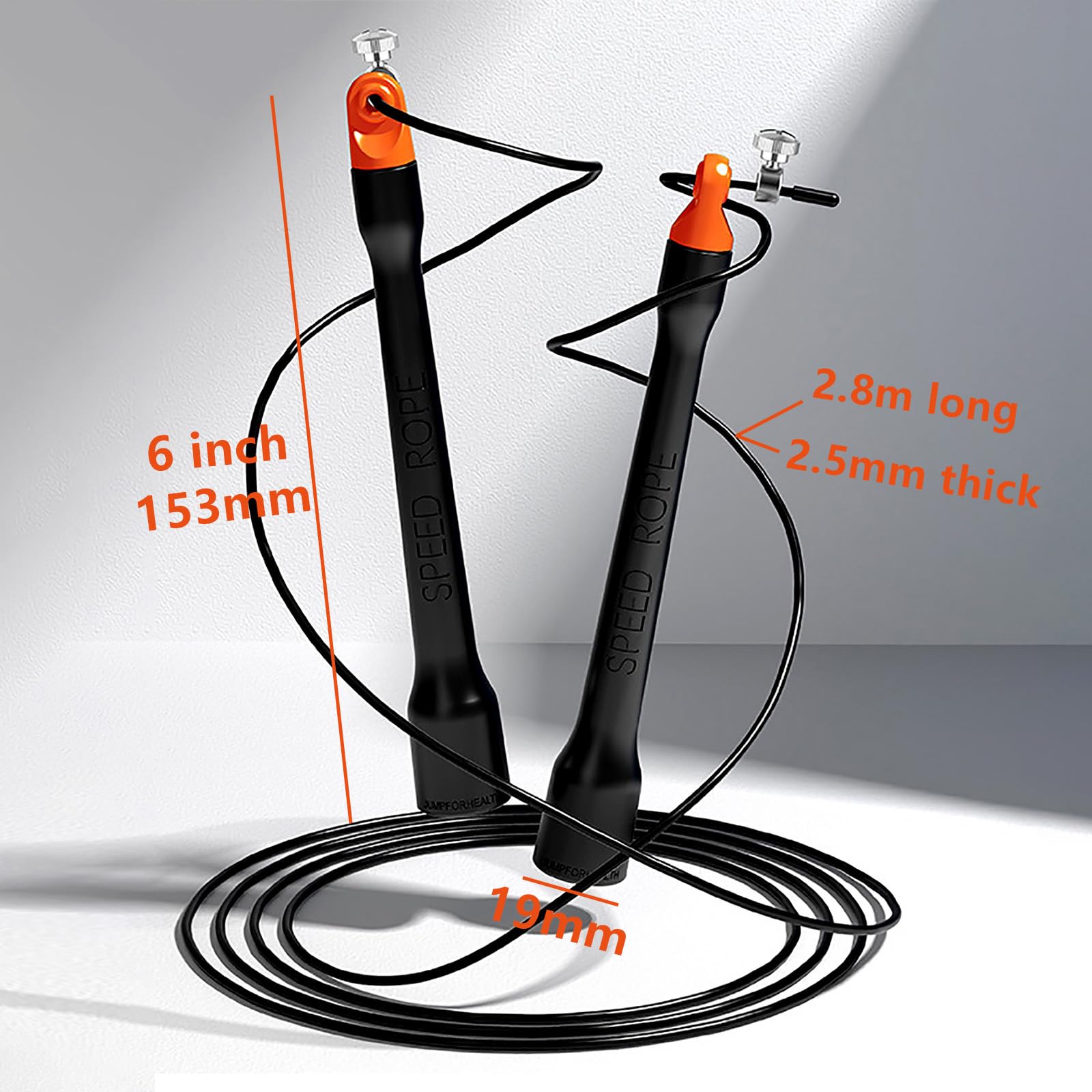 Amazon | Speed Rope スピードロープ, 超軽量105g, 2.8mケーブル