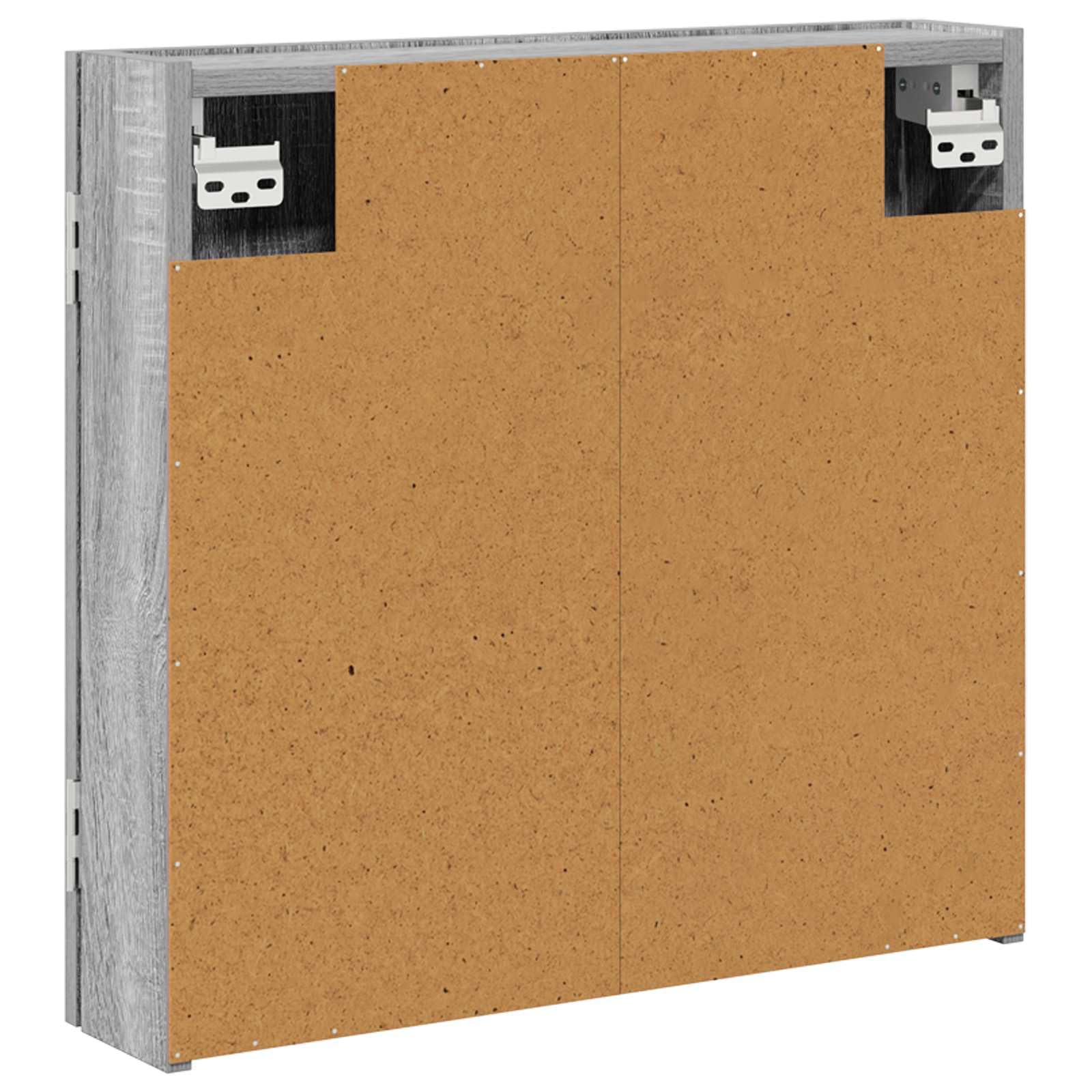 Szafka do darta Sonoma, szara obudowa tarczy do darta z zamknięciem magnetycznym, materiał drewnopochodny, do przechowywania darta, 56 x 12 x 63 cm