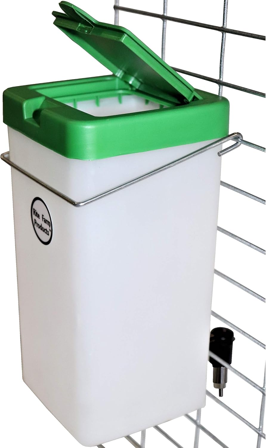 Rite Farm Products 6 Pack of 1 Liter Rabbit Chick Chicken Poultry Quail Bottles Nipple Drinker CAGE Waterer Bunny