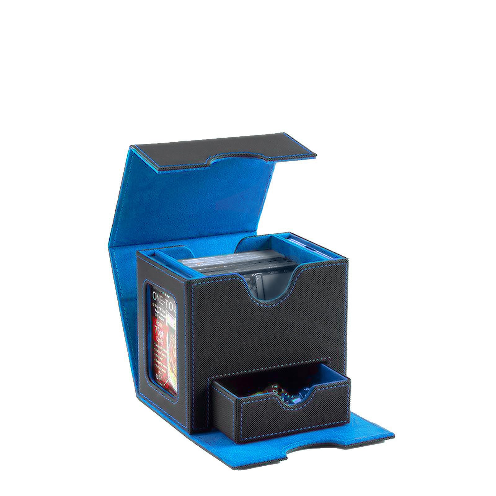 CMFYlive Card Deck Box for Commander deck box MTG Deck Box Gamegenic Deck Box Fits 100+ Double Sleeved Cards Magic Commander Card Storage Box with 2 Dividers and 2 Toploader Fit for TCG Magic Cards — image 1